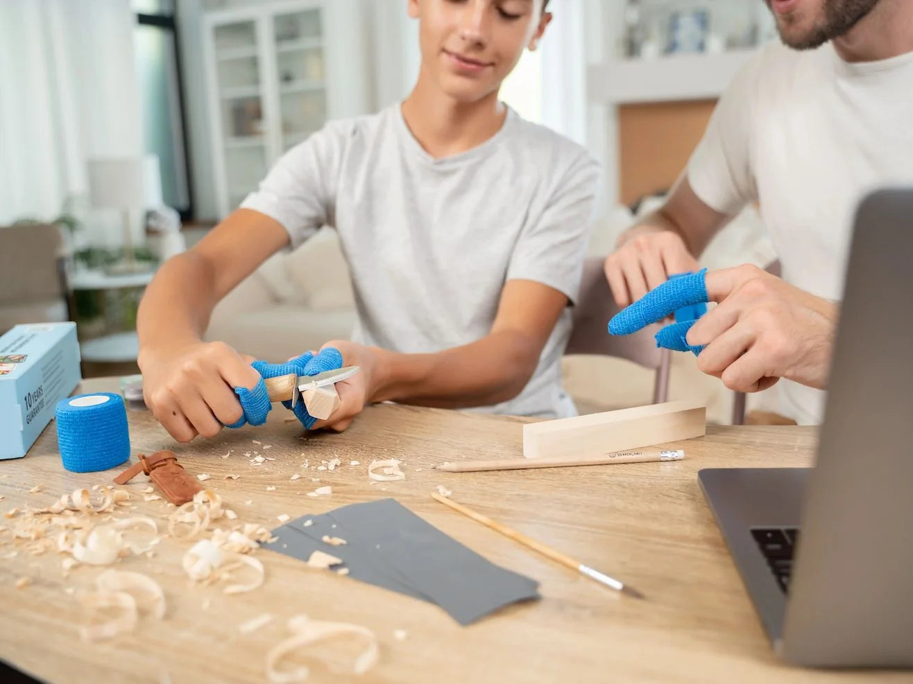 Rezbárska sada BeaverCraft DIY08 pre začiatočníkov Smrek