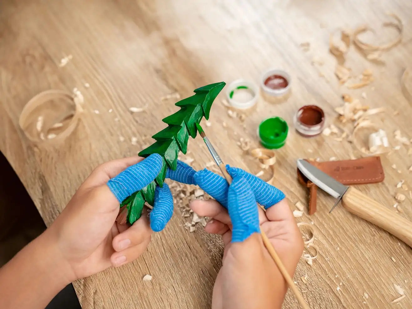 Rezbárska sada BeaverCraft DIY08 pre začiatočníkov Smrek