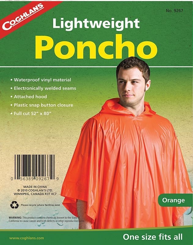 Coghlans Pončo - oranžové C-9267
