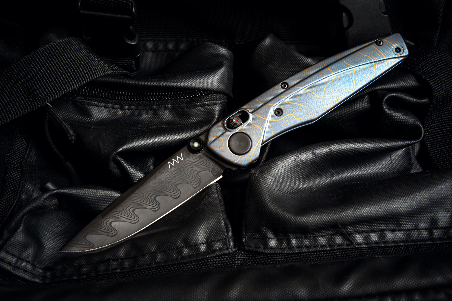 ANV A100 BB - Elmax Core DLC, MOKU-TI 3D Grey/Blue/Orange ANVA100-013-3