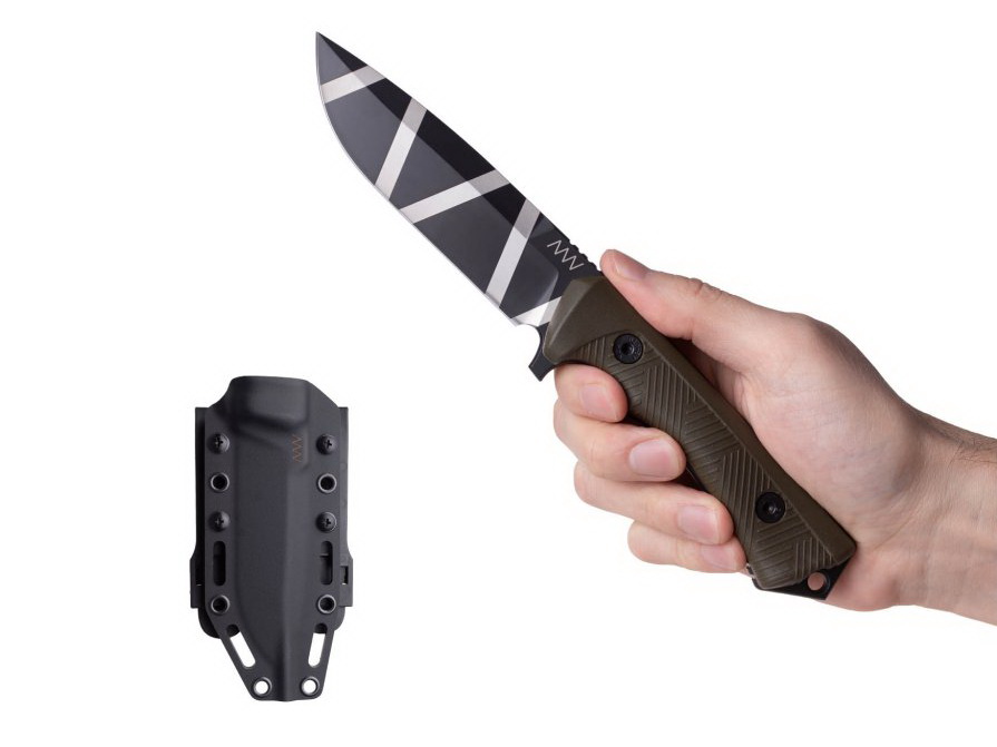 ANV P250 Sleipner Cerakote Black Camo, GRNPU Olive ANVP250-002