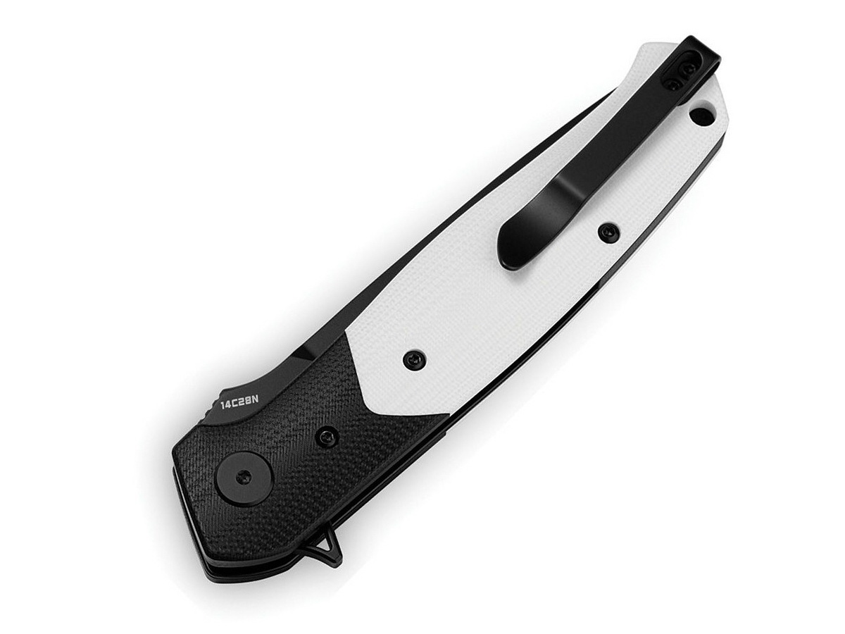 Bestech Swordfish Button Lock Black & White BG62A