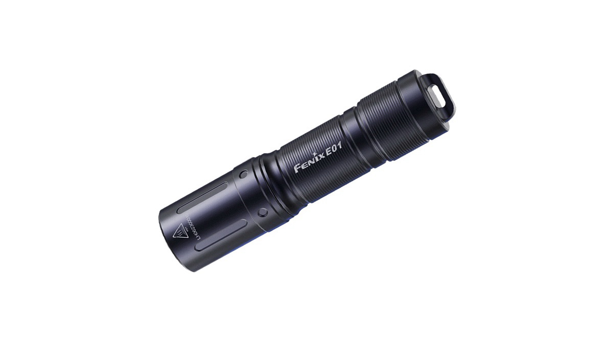 Fenix E01 V2.0 vrecková baterka - čierna