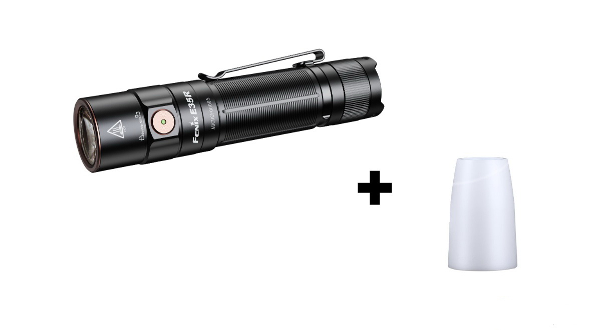 Fenix E35R + AOD-S V2.0 nabíjateľná vrecková baterka