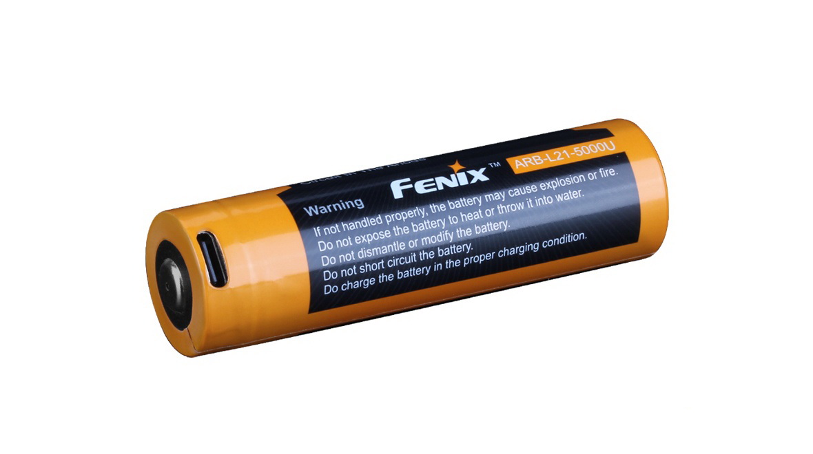 Fenix 21700 5000 mAh s USB-C (Li-Ion) dobíjateľná batéria