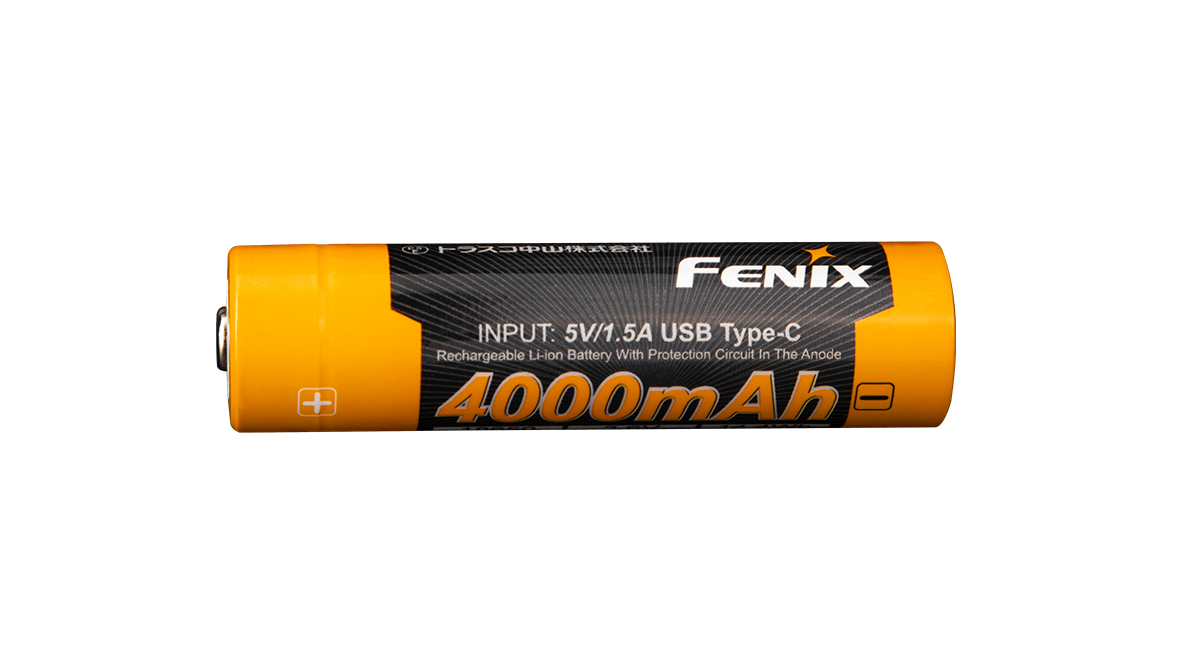 Fenix 18650 4000 mAh (Li-Ion) dobíjateľná USB-C batéria