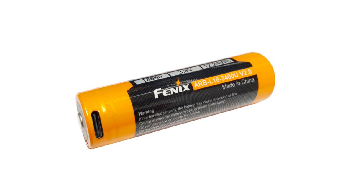 Fenix 18650 3400 mAh (Li-ion) dobíjateľná USB-C batéria