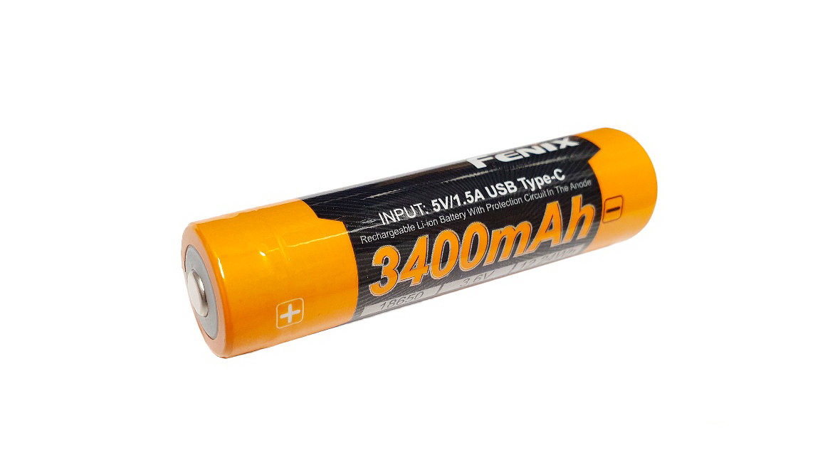 Fenix 18650 3400 mAh (Li-ion) dobíjateľná USB-C batéria