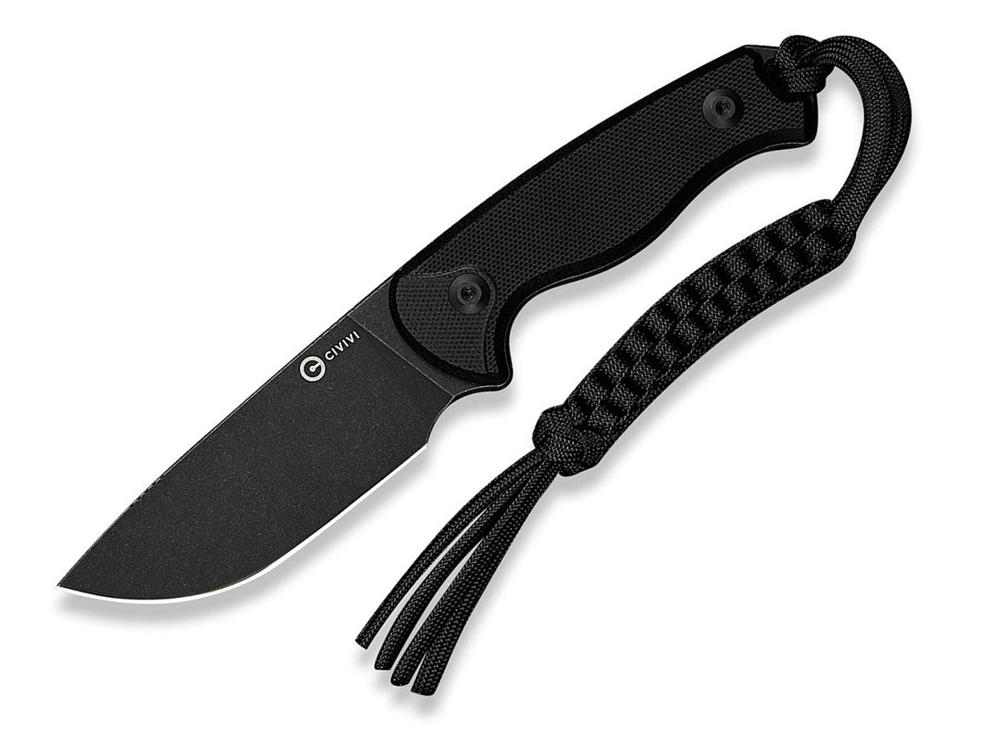 Civivi Timberbark Fixed Blade C23094-1 Black G10 14C28N