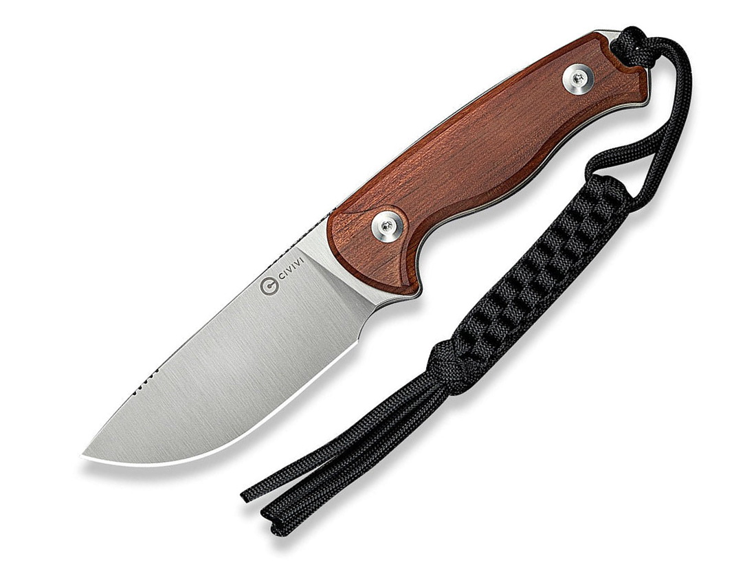 Civivi Timberbark Fixed Blade C23094-4 Guibourtia Wood 14C28N