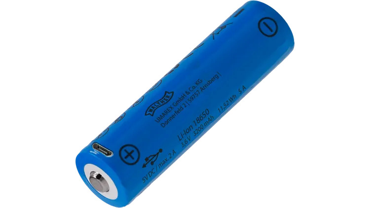 Walther 18650 3200 mAh (Li-Ion) dobíjateľná batéria