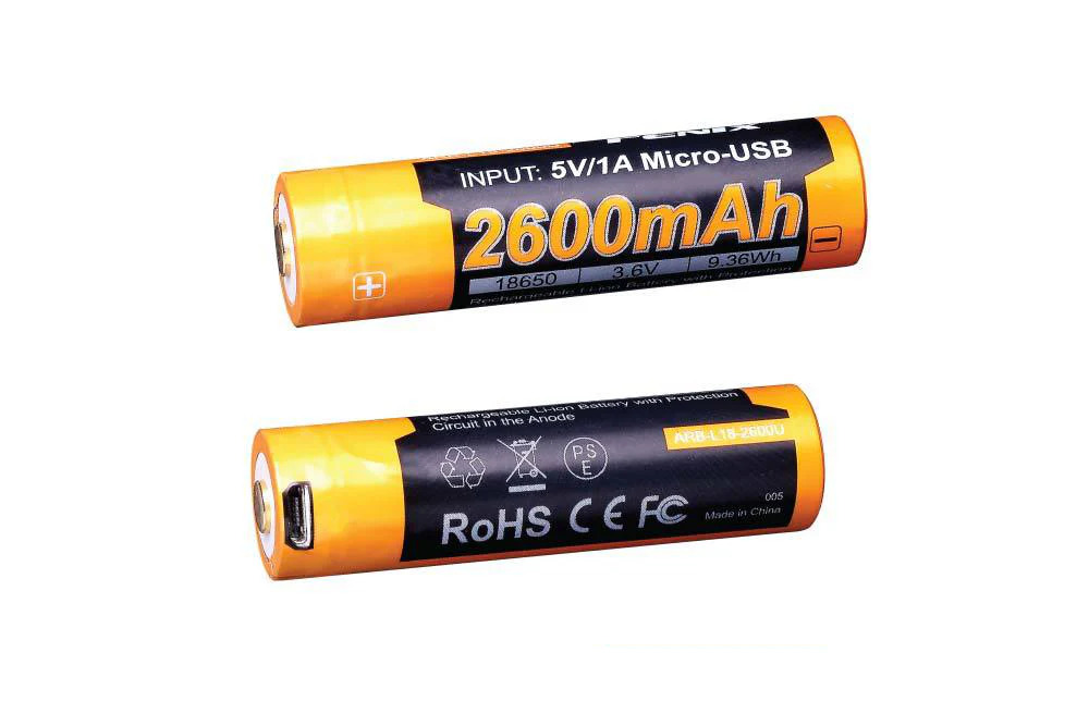 Fenix 18650 ARB-L18-2600U (Li-Ion) dobríjateľná USB batéria