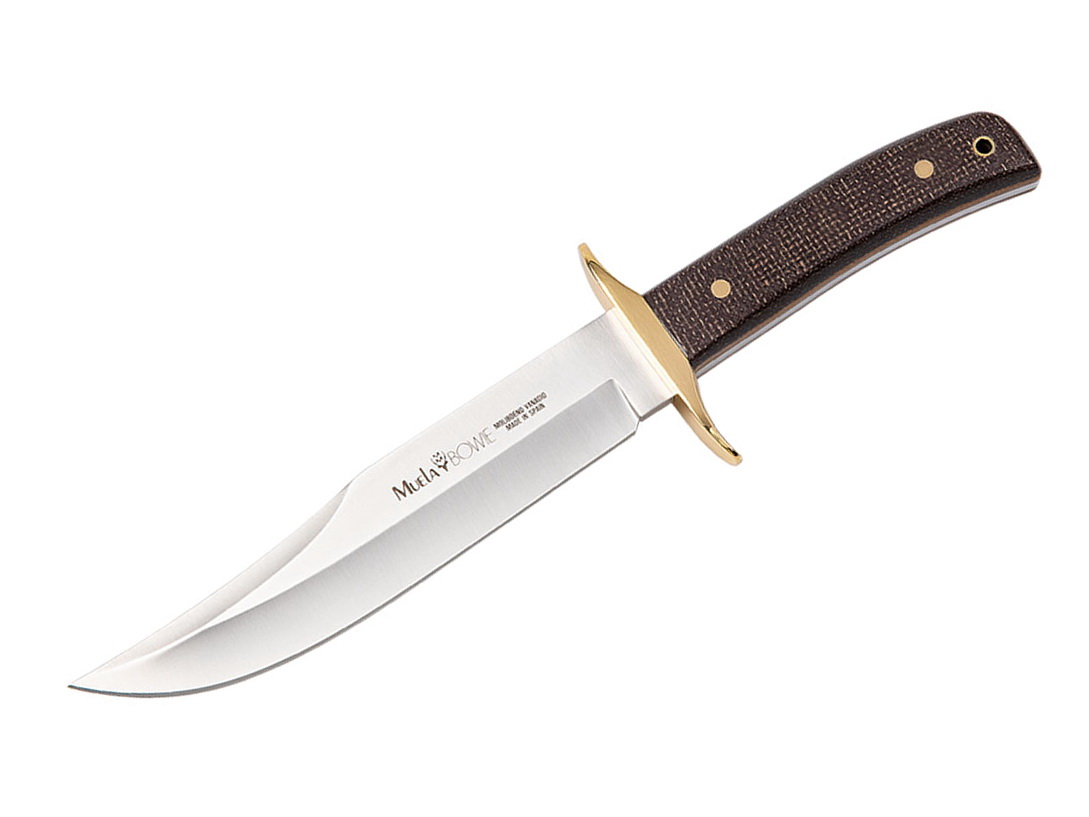 Muela BW-Classic-16M Bowie Micarta Yuta Brown