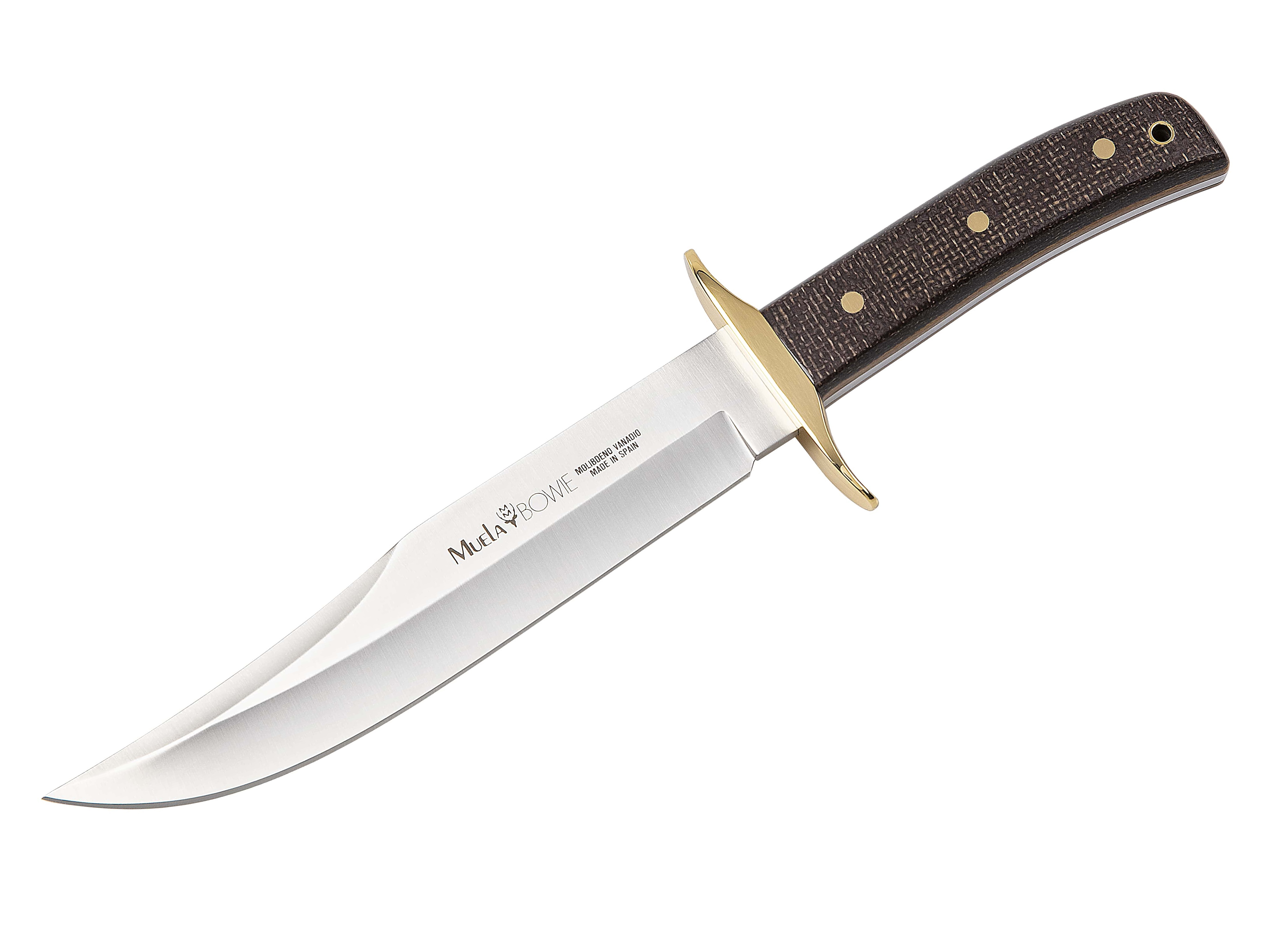 Muela BW-Classic-19M Bowie Micarta Yuta Brown