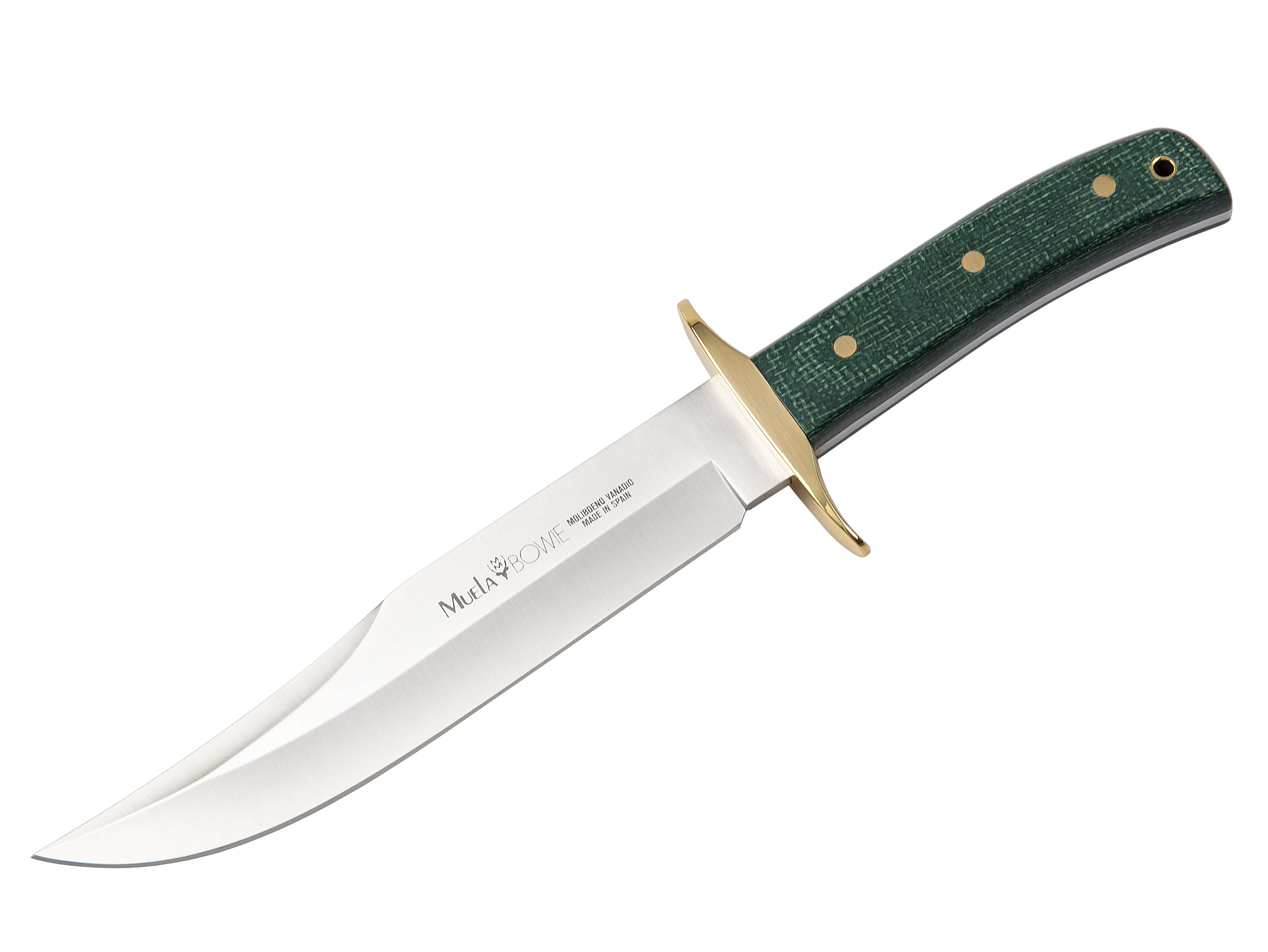 Muela BW-Classic-19G Bowie Micarta Yuta Green