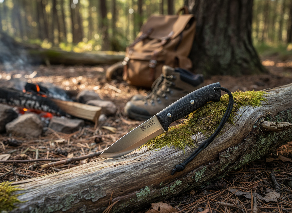 Joker Ranger CM143 Canvas Micarta, Sandvik 14C28N