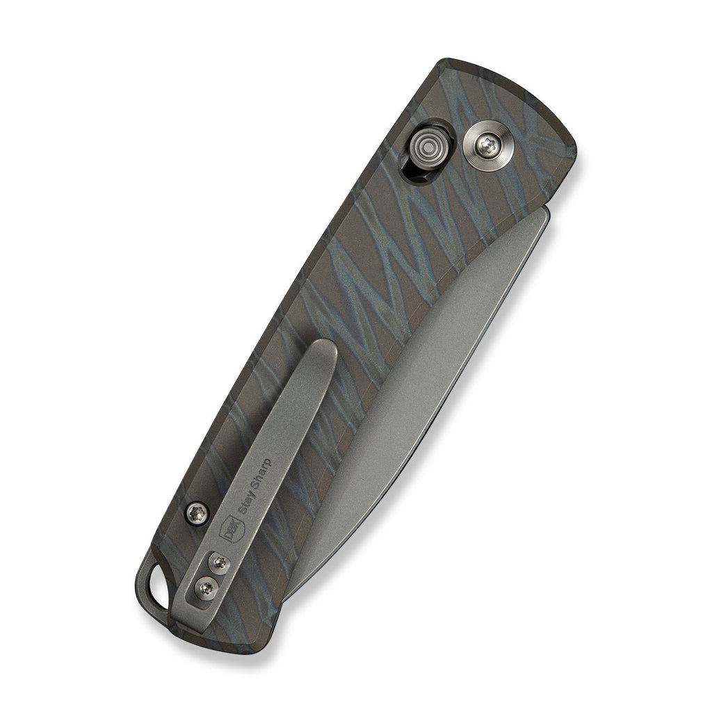 We Knife Nightblade WE22046-3 Tiger Stripe Titanium CPM 20CV
