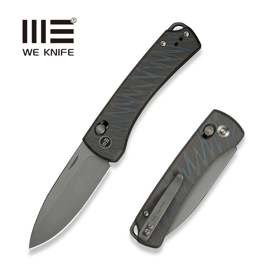 We Knife Nightblade WE22046-3 Tiger Stripe Titanium CPM 20CV