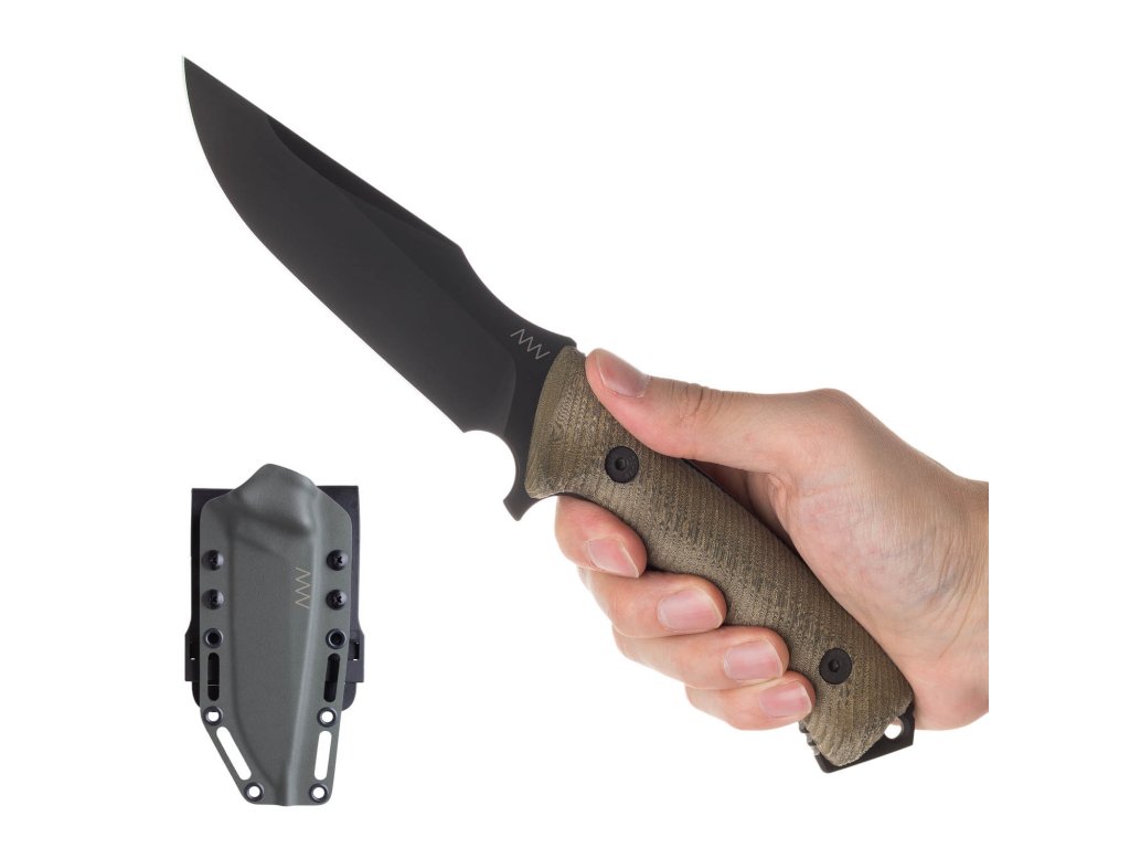 ANV M311 Spelter ANVM311-020 - Elmax DLC, Kydex Sheath Olive, Micarta Olive