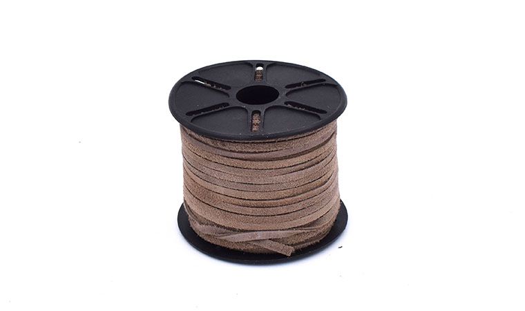 Kožená šnúrka prírodná semišová 3 mm