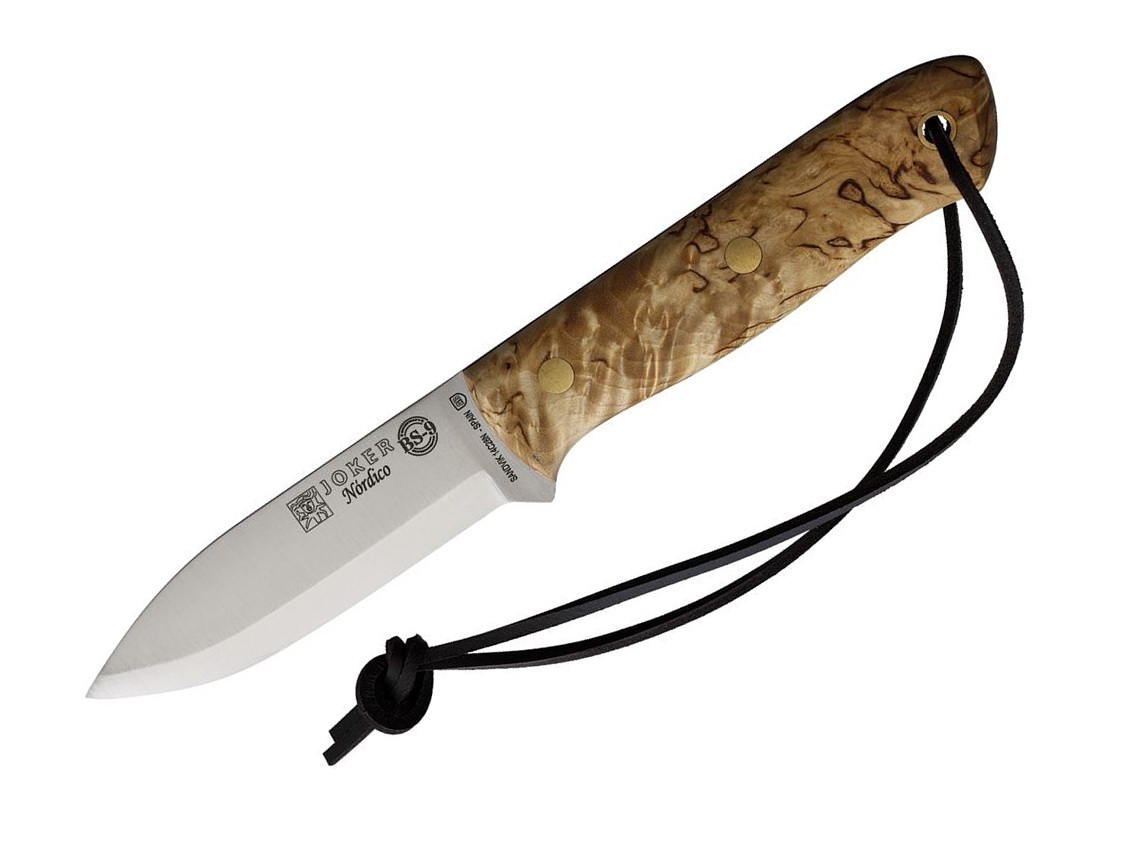 Joker BS9 Nórdico CL115 Curly Birch, Sandvik 14C28N