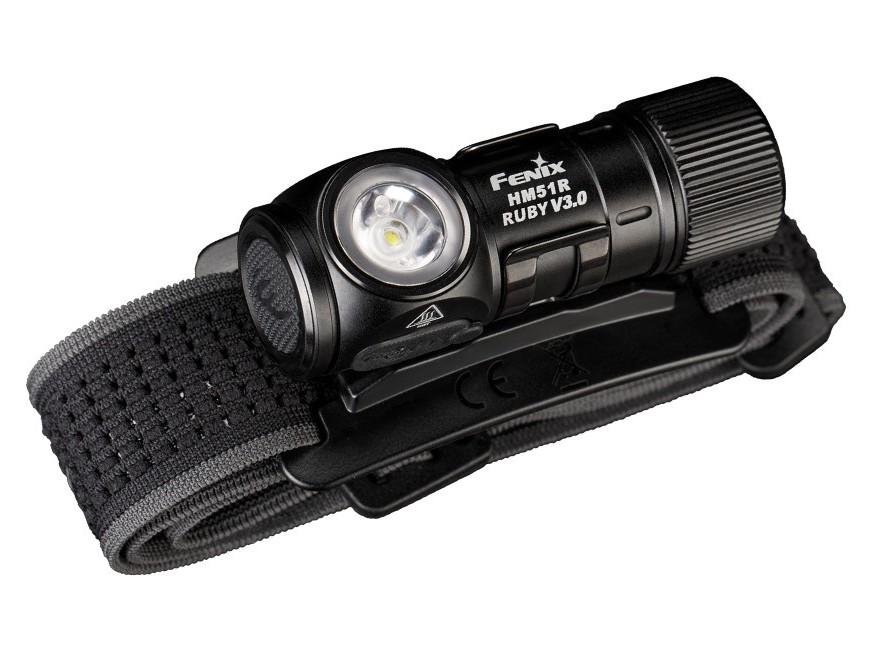 Fenix HM51R Ruby V3.0 nabíjateľná čelovka - celočierna