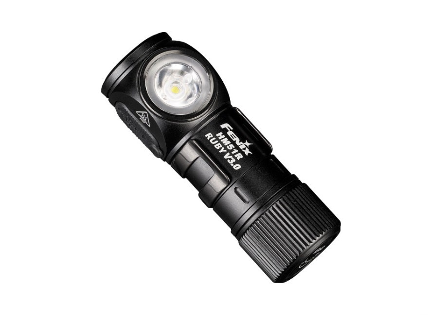 Fenix HM51R Ruby V3.0 nabíjateľná čelovka - celočierna