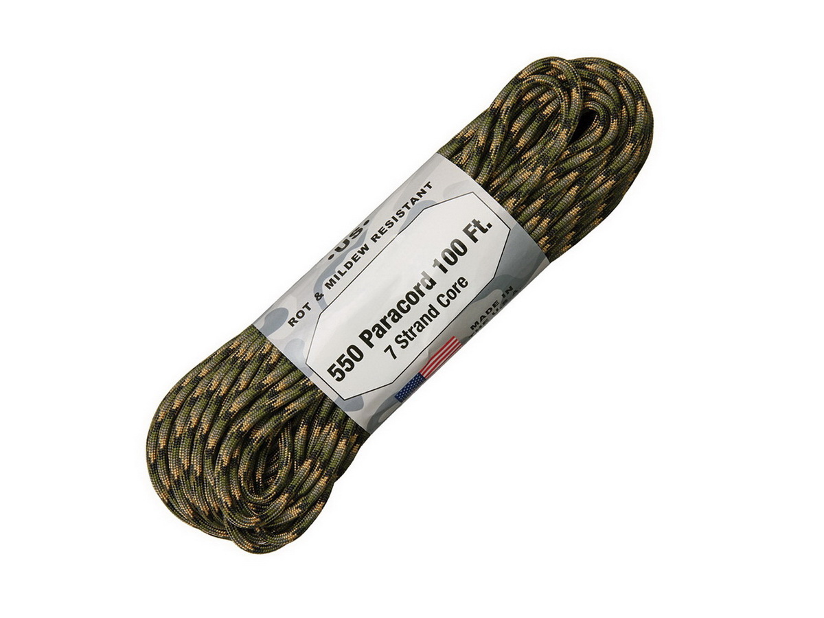 Atwood Rope MFG Paracord 550 Forest Camo