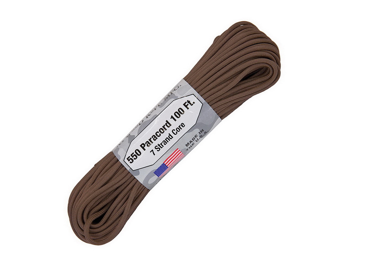 Atwood Rope MFG Paracord 550 Brown