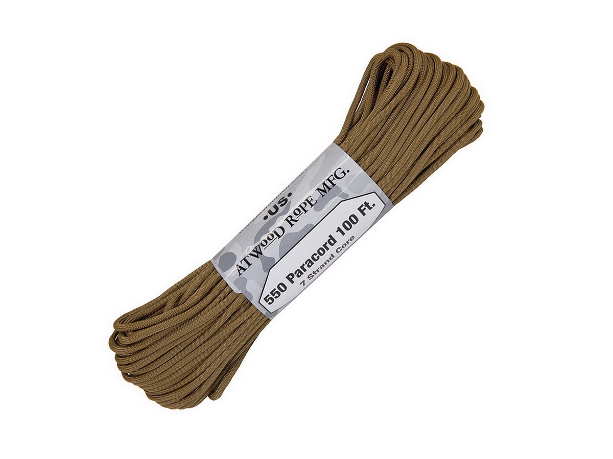 Atwood Rope MFG Paracord 550 Coyote