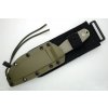 Nôž ESEE 4 1095 OD Green Micarta, Black Sheath, MOLLE Back