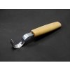 Lyžičkár BeaverCraft SK2S - 30 mm pre pravákov, kožené puzdro