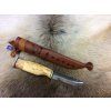 Nôž Wood Jewel Visapuukko sarvihatulla 9,5 cm