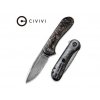 Nôž Civivi Elementum C907C-DS3 Copper Shred Carbon Fiber Damascus
