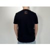 Tričko Kniland čierne s hnedým logom (unisex)