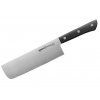 Samura Harakiri Nakiri kuchynský nôž 17 cm - čierny SHR-0043B