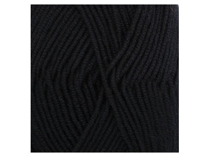 DROPS Merino Extra Fine uni colour 02 - černá