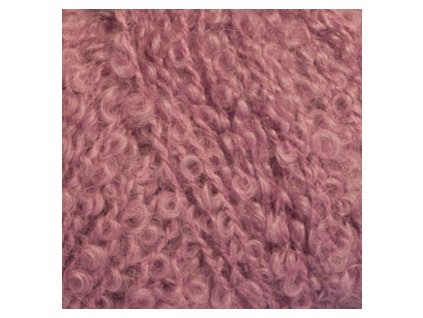 DROPS Alpaca Bouclé uni colour 3250 - starorůžová