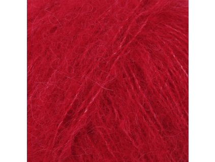 DROPS Brushed Alpaca Silk uni colour 07 - červená