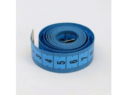 Krejčovský metr 150 cm - modrý