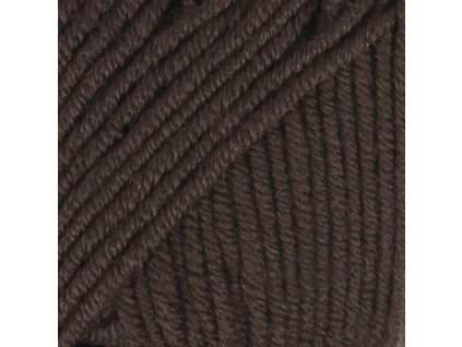 DROPS Merino Extra Fine uni colour 09 - tmavě hnědá