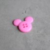 Knoflík - myška - světle růžová