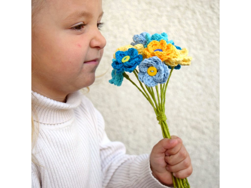 Květina pro tebe - modrá