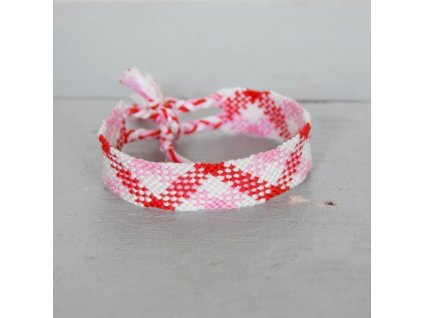 Náramek - red tangle