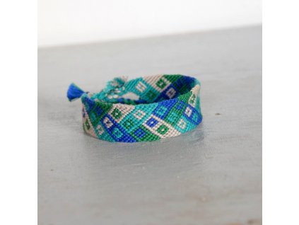 Náramek - turquoise french