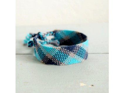 Náramek - blue techno