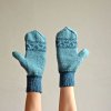 dámské rukavice hearts světle modrá šedomodrá 4