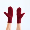 Dámské rukavice - palčáky JOLEEN - vínová