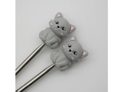 Koncovky Kočka šedá