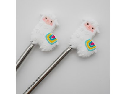 Koncovky Lama bílá